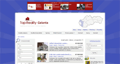Desktop Screenshot of byty.reality-galanta.eu