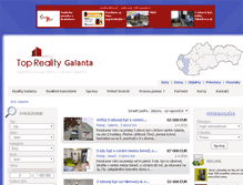 Tablet Screenshot of byty.reality-galanta.eu